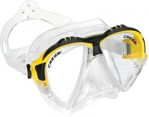 Tauchermaske Cressi Matrix Clear/Yellow