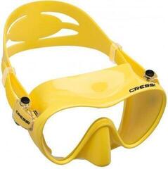 Tauchermaske Cressi F1 Yellow Transparent UNI Tauchermaske