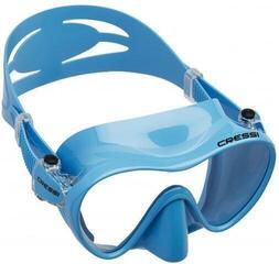 Tauchermaske Cressi F1 Blue Transparent UNI Tauchermaske