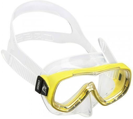 Maska do nurkowania Cressi Piumetta Clear/Yellow