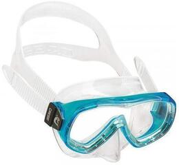 Tauchermaske Cressi Piumetta Clear/Aquamarine Transparent Junior Tauchermaske