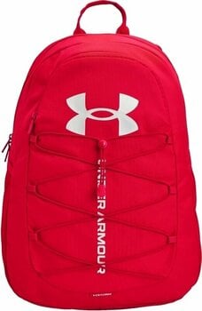 Lifestyle Backpack / Bag Under Armour UA Hustle Sport Red/Red/Metallic Silver 26 L Backpack - 1