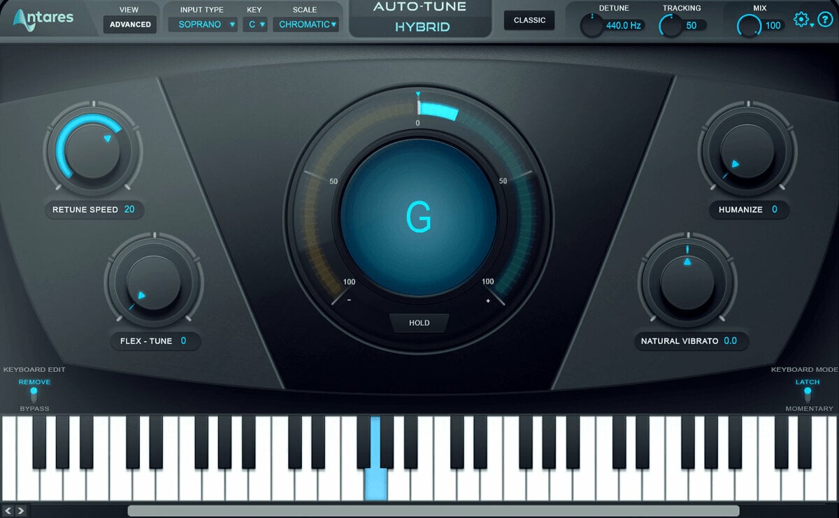 Studio software plug-in effect Antares Auto-Tune Hybrid (Digitaal product)