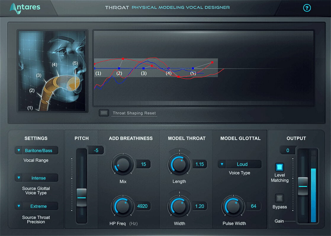 Tonstudio-Software Plug-In Effekt Antares Throat (Digitales Produkt)