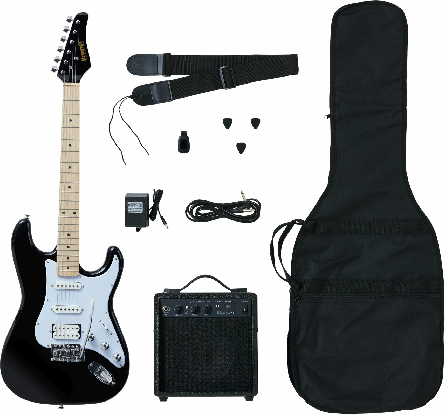 Electric guitar Kramer Focus Player Pack Black