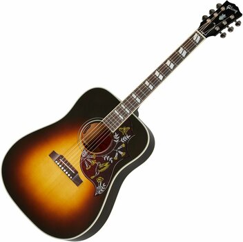 Guitare Dreadnought acoustique-électrique Gibson Hummingbird Standard Vintage Sunburst - 1