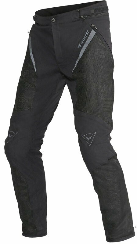 Textilné nohavice Dainese Drake Super Air Tex Black/Black 44 Štandard Textilné nohavice