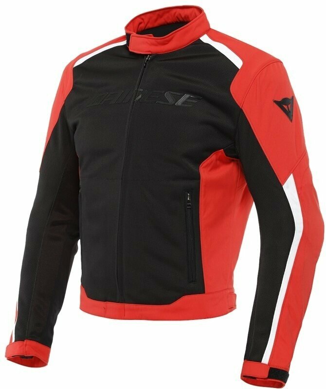 Tekstilna jakna Dainese Hydraflux 2 Air D-Dry Black/Lava Red 44 Tekstilna jakna