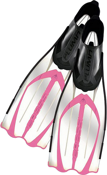Plutvy Cressi Pluma Clear/Pink 33/34