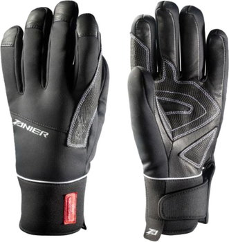 Ski Gloves Zanier Ride.WS Black-White S - 1