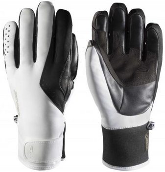 Lyžiarske rukavice Zanier Wagrain.GTX White/Black S Lyžiarske rukavice - 1