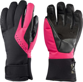 Ski Gloves Zanier Wagrain.GTX Black-Fuchsia L Ski Gloves - 1