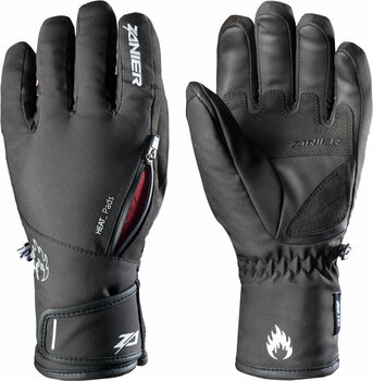 Ski Gloves Zanier Serfaus.ZX Black S - 1