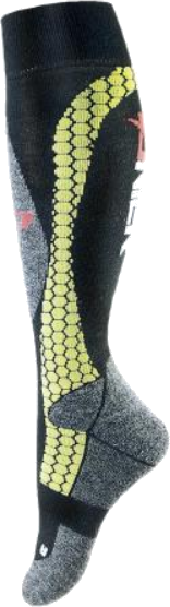 Lyžařské ponožky Zanier 68002 Black-Yellow M