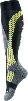 Lyžiarske ponožky Zanier 68002 Black-Yellow M - 1