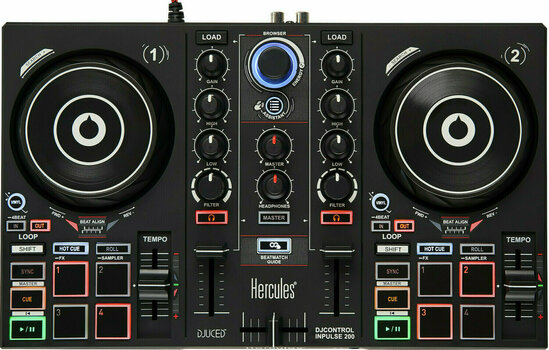 Contrôleur DJ Hercules DJ DJControl Inpulse 200 Contrôleur DJ - 1