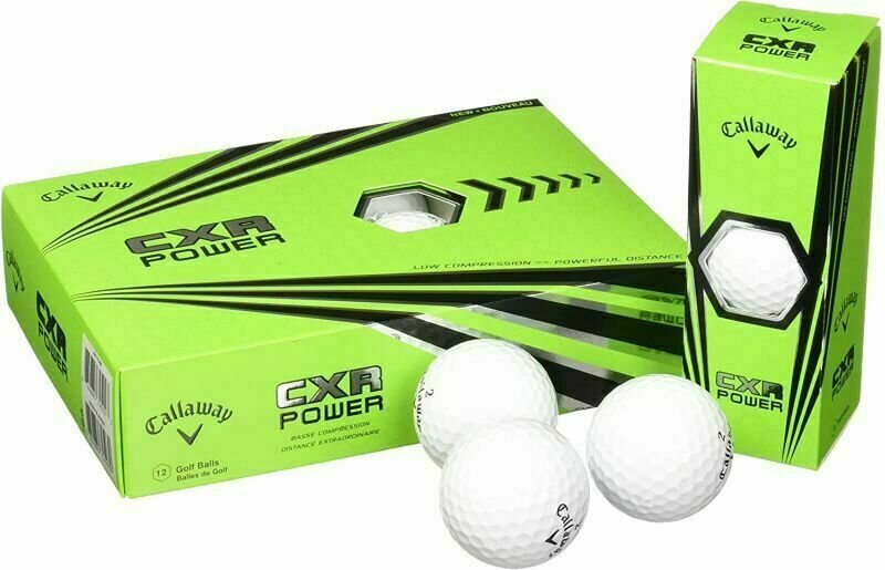 Golfball Callaway CXR Power White