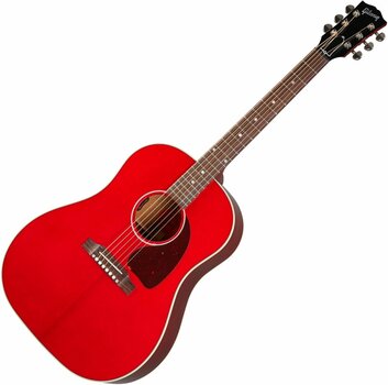 Elektroakustická gitara Dreadnought Gibson J-45 Standard Cherry - 1