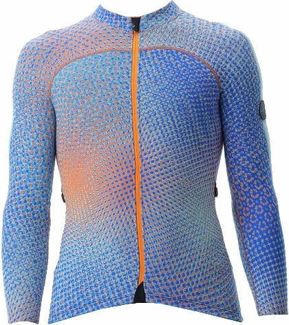 T-shirt/casaco com capuz para esqui UYN Cross Country Skiing Specter Outwear Blue Sunset M Casaco