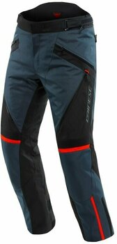 Tekstilne hlače Dainese Tempest 3 D-Dry Ebony/Black/Lava Red 58 Regular Tekstilne hlače - 1
