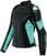 Casaco de cabedal Dainese Racing 4 Lady Black/Acqua Green 48 Casaco de cabedal