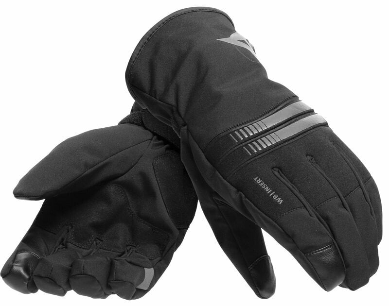 Motorcycle Gloves Dainese Plaza 3 D-Dry Black/Anthracite XS Motorcycle Gloves