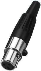 Mini XLR-kontakt Monacor XLR-307/J Mini XLR-kontakt