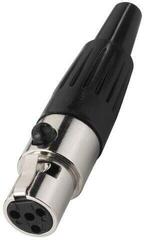 Mini XLR-kontakt Monacor XLR-407/J Mini XLR-kontakt