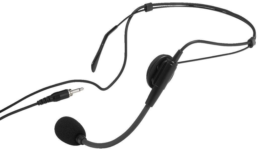 Microfon headset cu condensator Monacor HSE-86 Microfon headset cu condensator