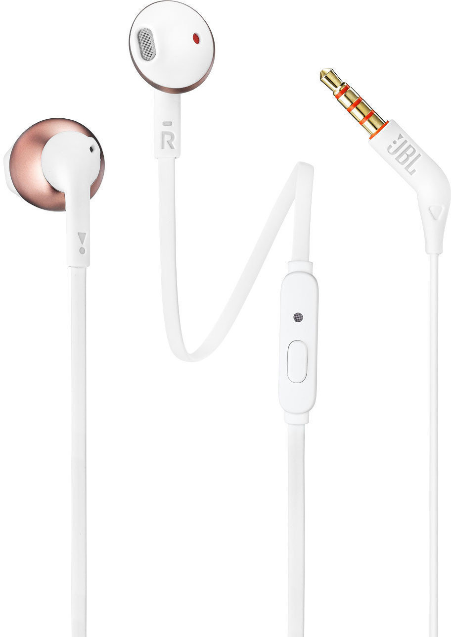 Ecouteurs intra-auriculaires JBL T205 Rose Gold