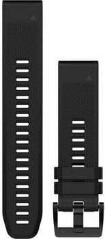 Strap Garmin QuickFit 22 Watch Band Black Silicone - 1