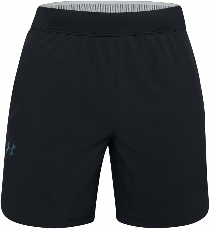 Fitness Παντελόνι Under Armour UA Stretch Woven Black/Black/Metallic Solder L Fitness Παντελόνι