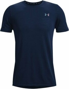 Camiseta deportiva Under Armour UA Rush Seamless GeoSport Academy/Black S Camiseta deportiva - 1