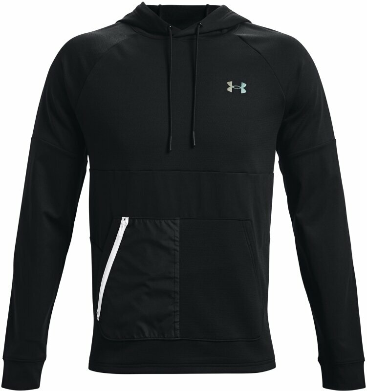 Fitness-sweatshirt Under Armour UA Rush All Purpose Hoodie Black/Black S Fitness-sweatshirt