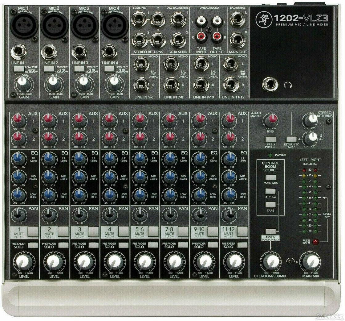 Mackie 1202 VLZ3 - Muziker