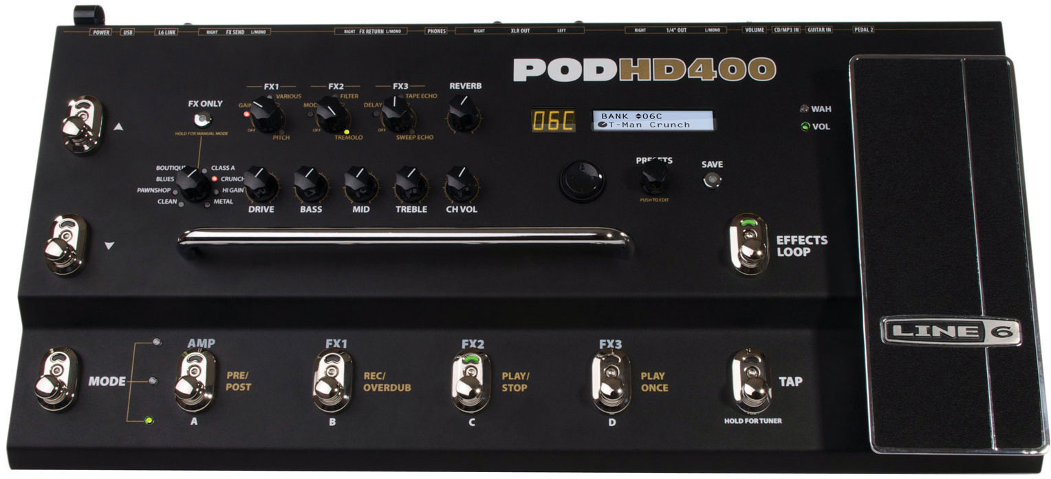 Gitarový multiefekt Line6 POD HD400