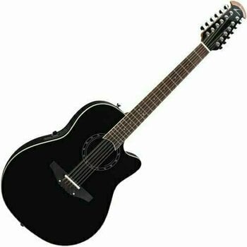 12-strunná elektroakustická kytara Ovation 2751 AX 5 Černá - 1