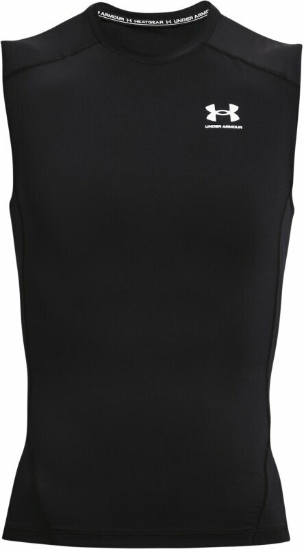 T-shirt de fitness Under Armour UA HG Armour Black/White XL T-shirt de fitness