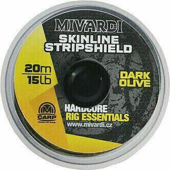 Angelschnur Mivardi Skinline StripShield Dark Olive 8 kg 20 m - 1