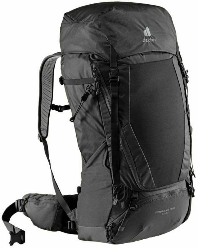 Outdoor Backpack Deuter Futura Air Trek 60+10 Black/Graphite Outdoor Backpack