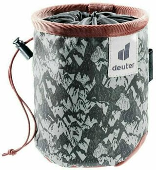 Bag and Magnesium for Climbing Deuter Gravity Chalk Bag I Chalk Bag Graphite Mountain/Red Wood 0,8 L - 1