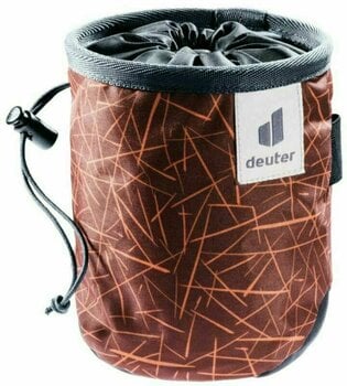 Bag and Magnesium for Climbing Deuter Gravity Chalk Bag I Red Wood Scratches/Graphite 0,8 L Bag and Magnesium for Climbing - 1