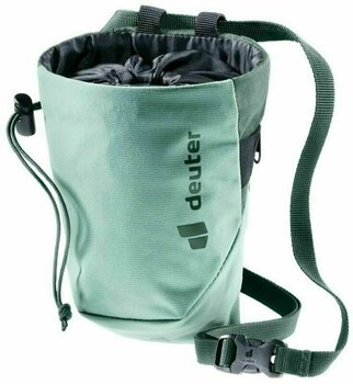 Bag and Magnesium for Climbing Deuter Gravity Chalk Bag II M Chalk Bag Jade/Ivy - 1