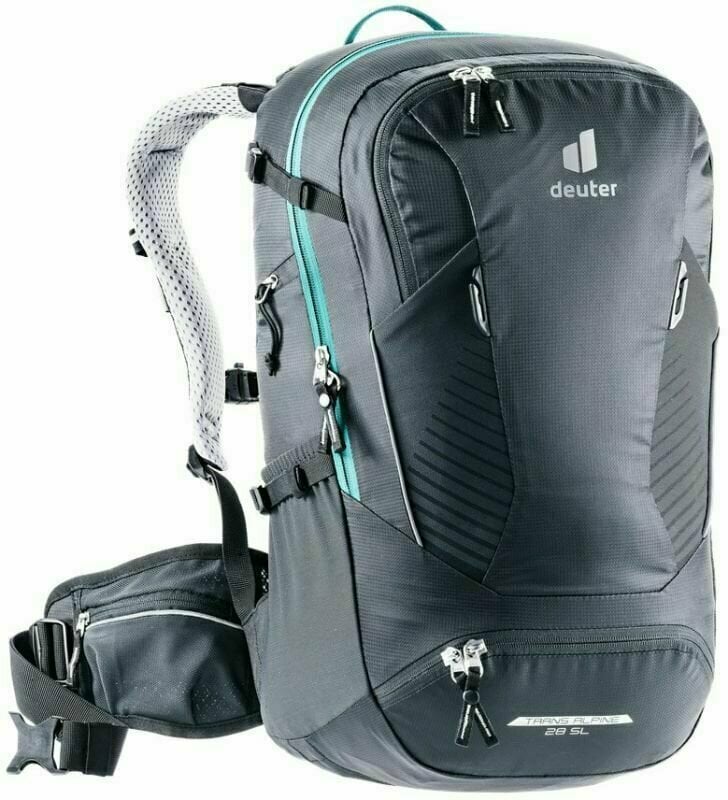 Cycling backpack and accessories Deuter Trans Alpine 28 SL Black Backpack