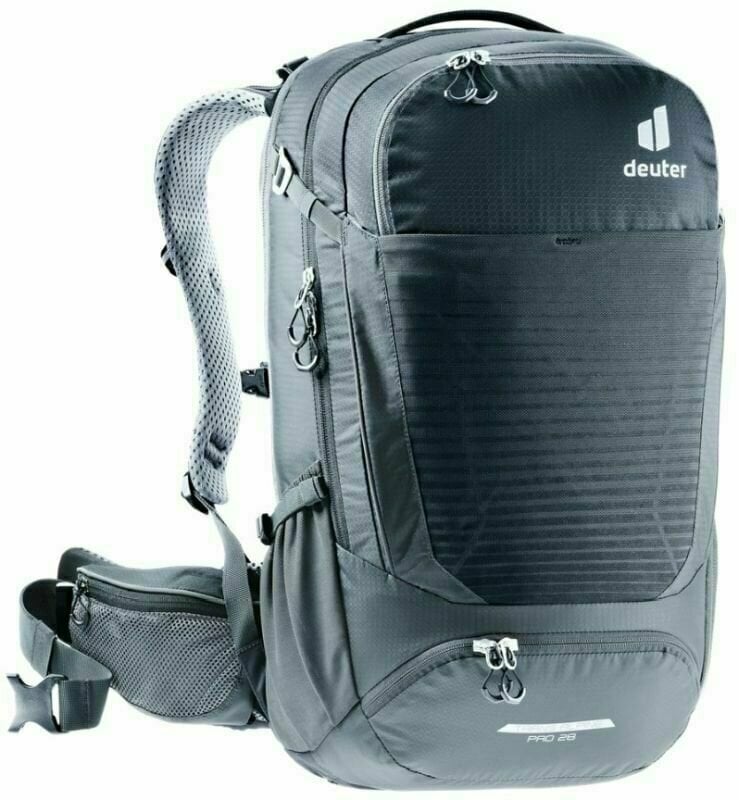 Cycling backpack and accessories Deuter Trans Alpine Pro 28 Black/Graphite Backpack
