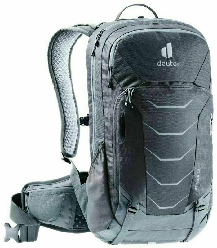 Cycling backpack and accessories Deuter Attack 16 Graphite/Shale Backpack
