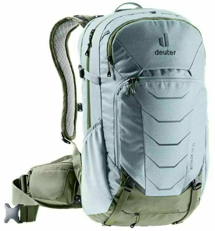 Cycling backpack and accessories Deuter Attack 18 SL Sage/Khaki Backpack