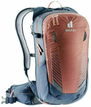 Cycling backpack and accessories Deuter Compact EXP 14 Red Wood/Marine Backpack - 1