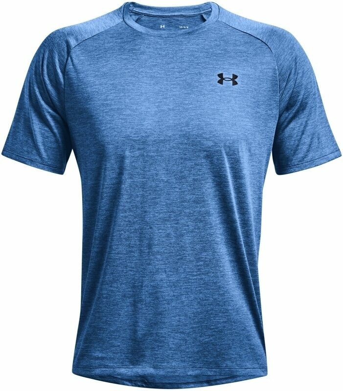 Fitness shirt Under Armour Men's UA Tech 2.0 Short Sleeve Victory Blue/Black S Fitness shirt