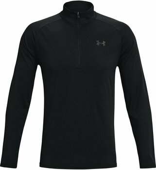 Pulover s kapuco/Pulover Under Armour Men's UA Tech 2.0 1/2 Zip Long Sleeve Black/Charcoal XL - 1